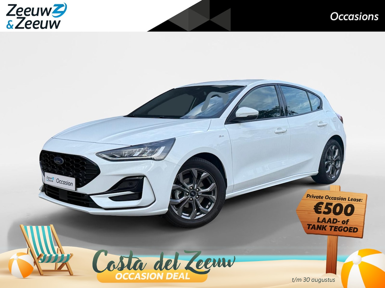 Ford Focus - 1.0 EcoBoost Hybrid ST Line | NL-Auto | Dealer Onderhouden | Navigatie | Apple/Android Aut - AutoWereld.nl