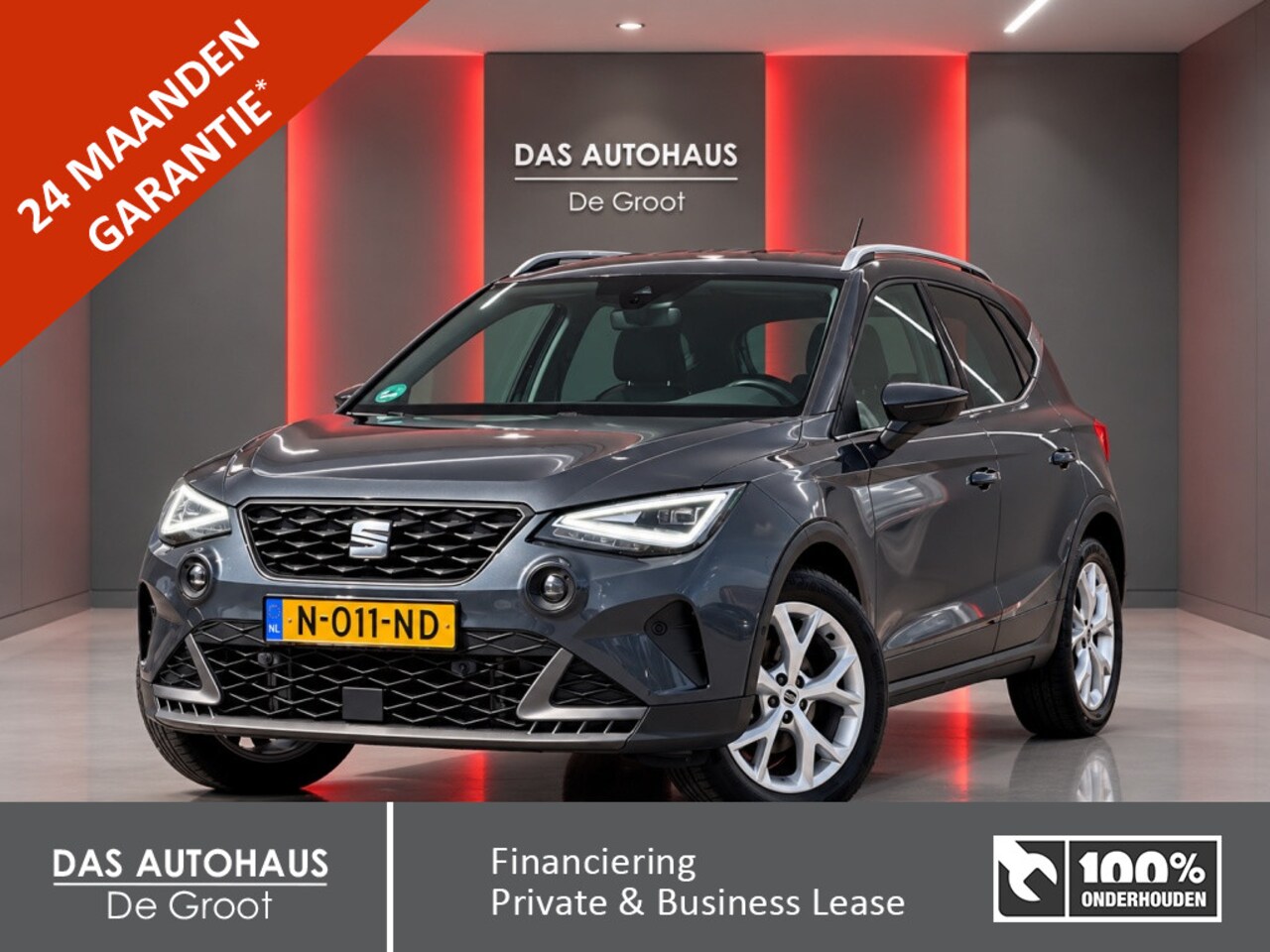 SEAT Arona - 1.0 TSI 110pk FR | Camera | Carplay | Climate | Cruise | Isofix - AutoWereld.nl