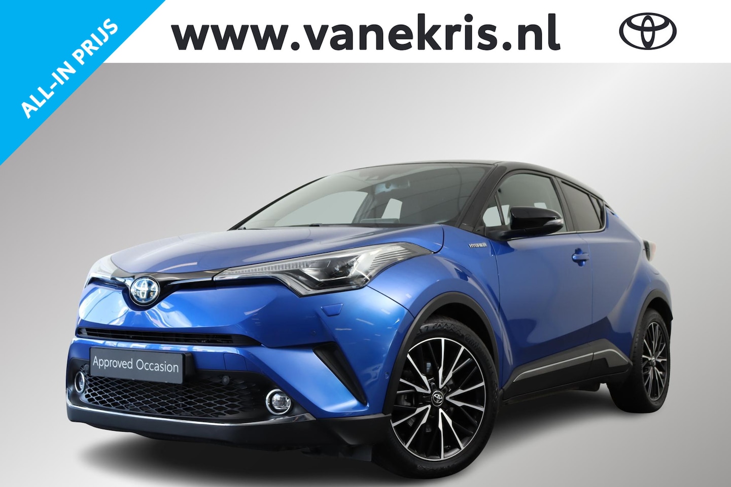 Toyota C-HR - 1.8 Hybrid Bi-Tone Plus 1.8 Hybrid Bi-Tone Plus, Trekhaak, 1e eigenaar , Parkeersensoren - AutoWereld.nl
