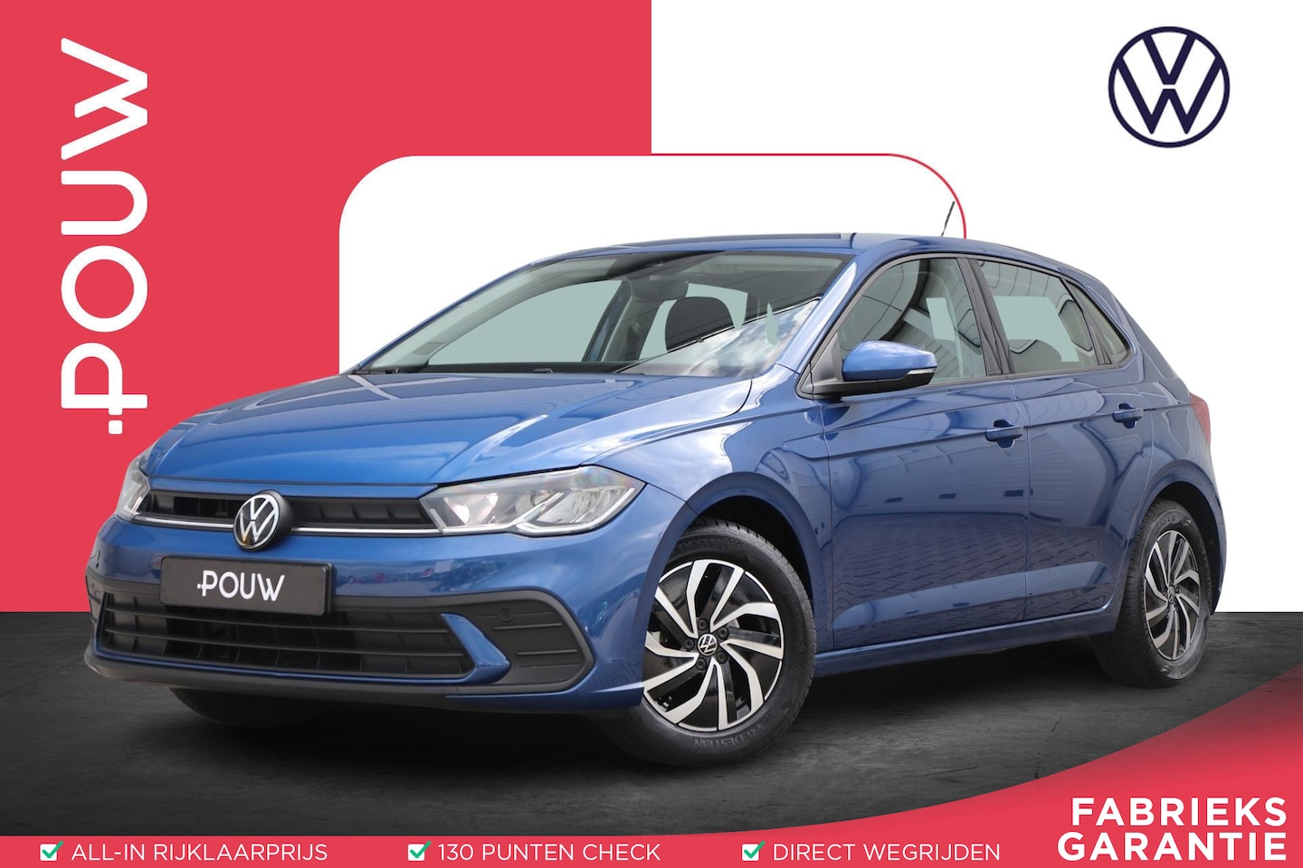 Volkswagen Polo - 1.0 TSI 95pk Life | App Connect | Airco | Parkeersensoren - AutoWereld.nl