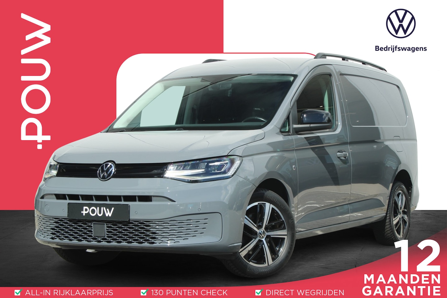 Volkswagen Caddy Cargo Maxi - 2.0 TDI 122pk DSG | Achteruitrijcamera | Trekhaak | Cruise Control | Climatronic - AutoWereld.nl