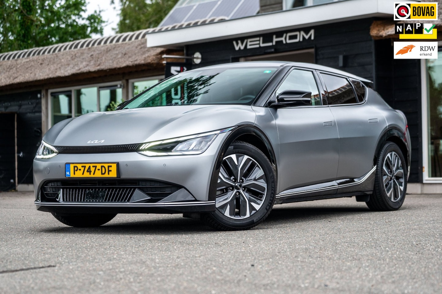 Kia EV6 - Plus 77.4 kWh Soh 100% I Trekhaak I Vol Leder I Adaptive Cruise I Meridian I Driving Assis - AutoWereld.nl