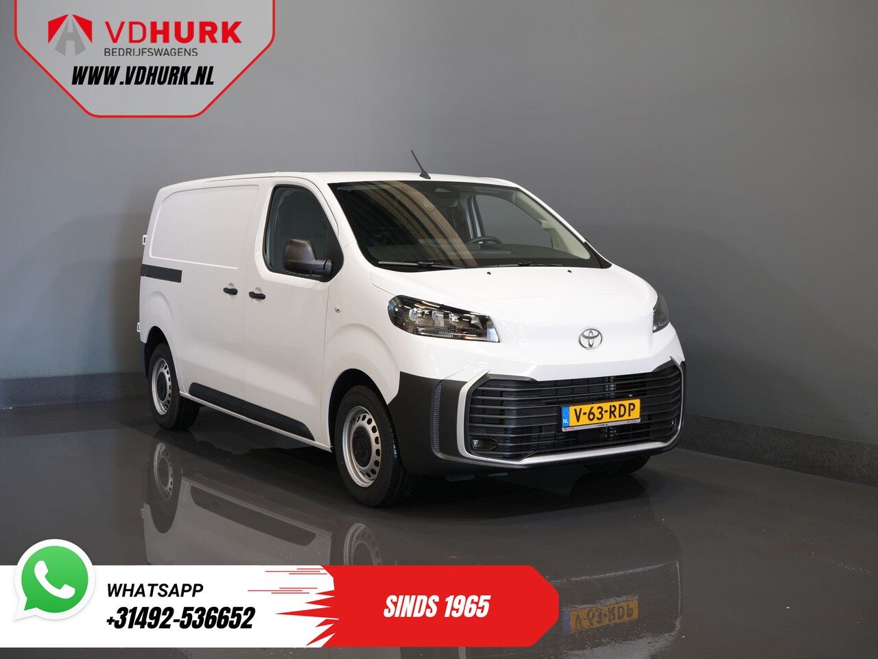 Toyota ProAce Electric Worker - e-ProAce 230 km WLTP Adapt.Cruise/ Standkachel/ Stuurverw./ Carplay/ Airco/ Camera/ PDC - AutoWereld.nl
