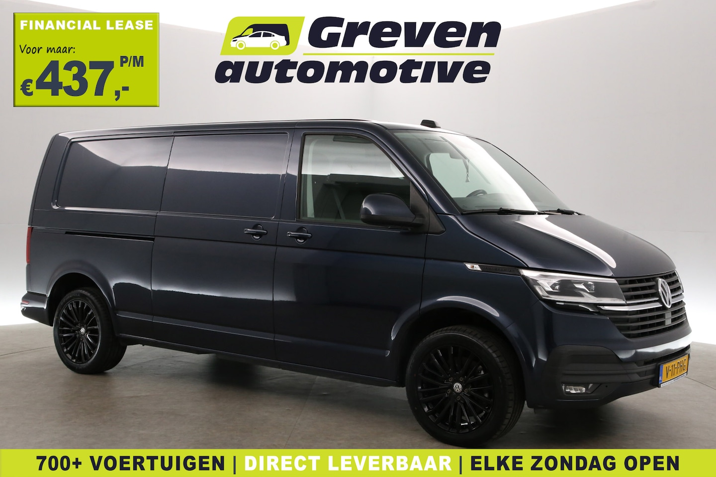 Volkswagen Transporter - 2.0 TDI L2H1 | Automaat | Virtual | Airco | Cruise | Camera | Carplay | 3 Zits | 2xSchuifd - AutoWereld.nl