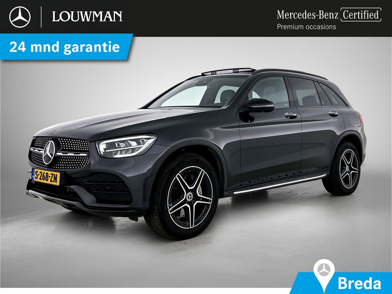 Mercedes-Benz GLC-klasse - 300e 4MATIC Premium Plus 360°-camera | Trekhaak wegklapbaar | Panoramadak | Inclusief 24 m - AutoWereld.nl