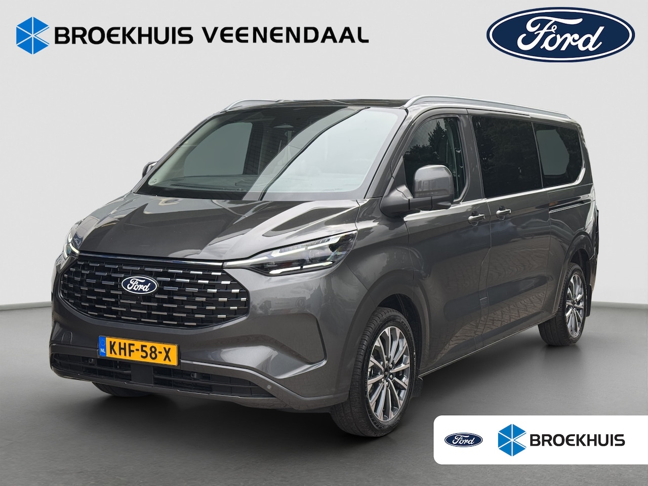 Ford Transit Custom Tourneo - 340 2.5 PHEV L2H1 Titanium X | Elek. Deuren | AGR | Trekhaak | Pano | B&O Audio - AutoWereld.nl