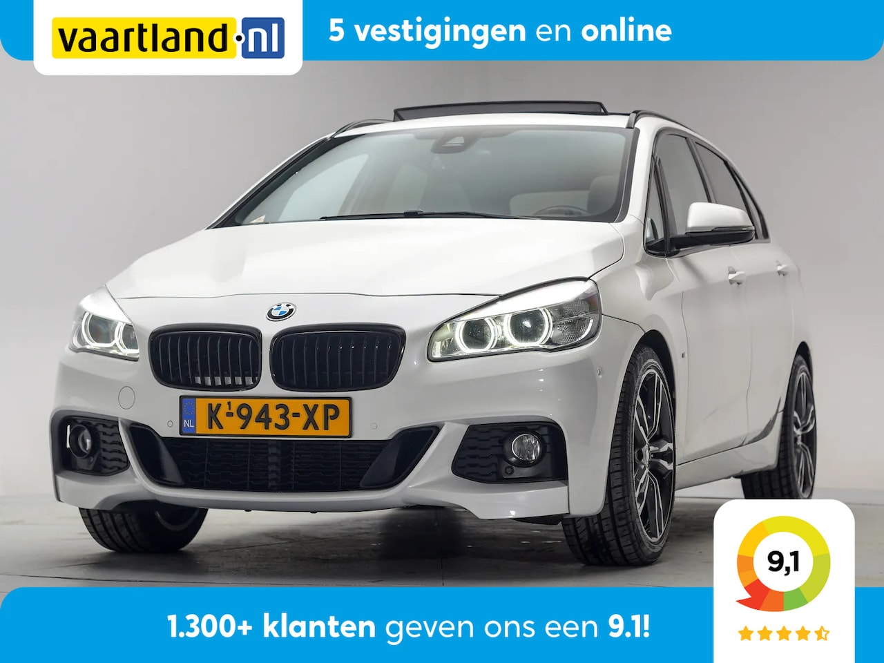 BMW 2-serie Active Tourer - 225i M-Sport High Executive [ Panoramadak Camera Head-up ] - AutoWereld.nl