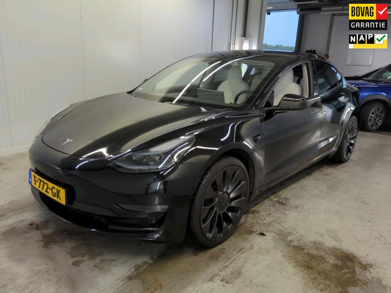 Tesla Model 3 - Performance AWD 75 kWh SOH 92% 1 EIG / WIT LEER / 20"LMV /AUTOPILOT - AutoWereld.nl