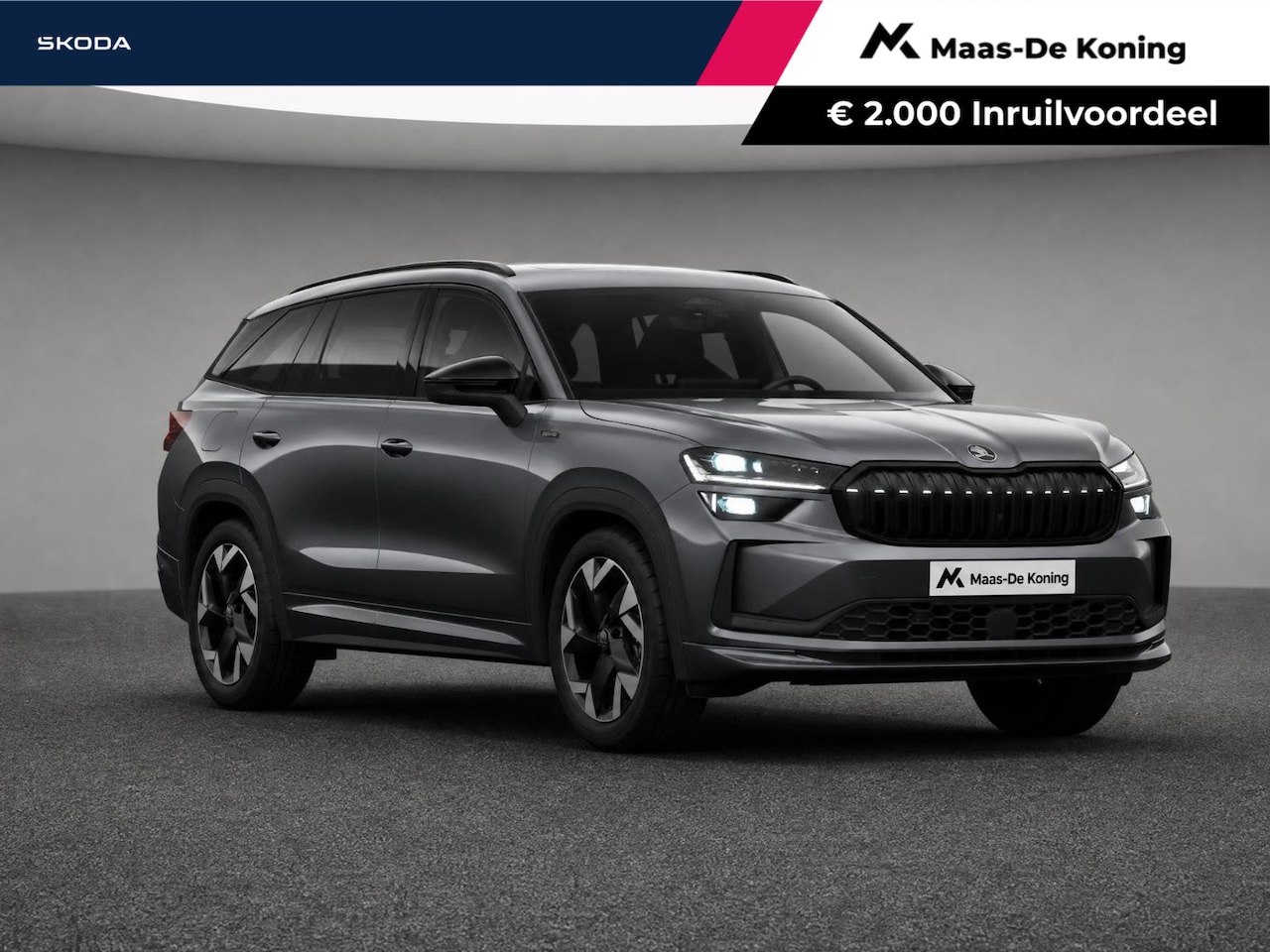 Skoda Kodiaq - Sportline Limited PHEV 204 PK SUV | Trekhaak uitklapbaar | Panorama dak | 2.000,- inruilbo - AutoWereld.nl
