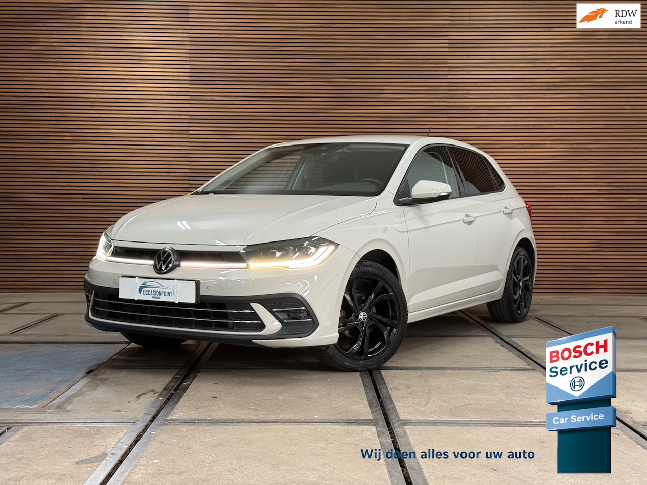 Volkswagen Polo - 1.0 TSI Style Black Edition Business | Matrix LED | IQ.Light |CarPlay | Stoelverwarming | - AutoWereld.nl