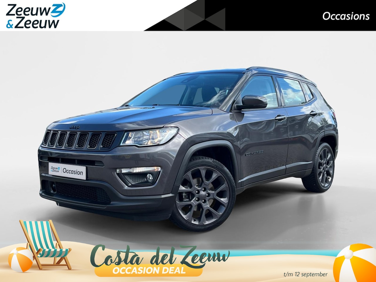 Jeep Compass - 1.3T Night Eagle Liberty Edition | Trekhaak | Pakeer Camera | Cruise Control | Climate Con - AutoWereld.nl