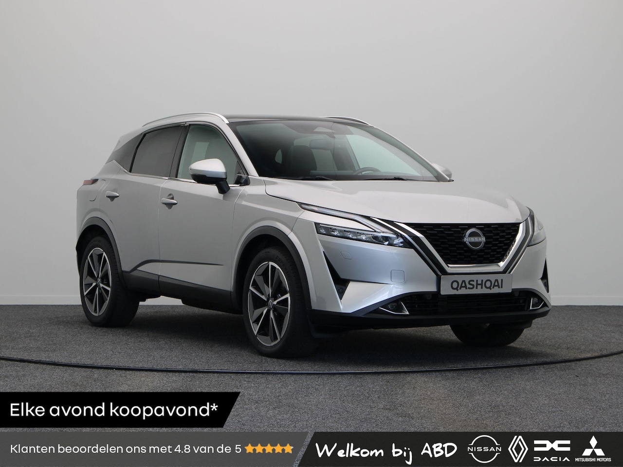 Nissan Qashqai - 1.3 MHEV Xtronic Tekna Plus | Lederen bekleding | Elektrisch voorstoelen met geheugen | BO - AutoWereld.nl