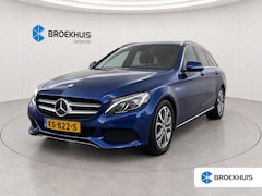 Mercedes-Benz C-klasse Estate - C350e 279PK LEASE EDITION PLUS AUTOMAAT / NAVI / LEDER / CLIMA / FULL-LED / PDC / 17" LMV