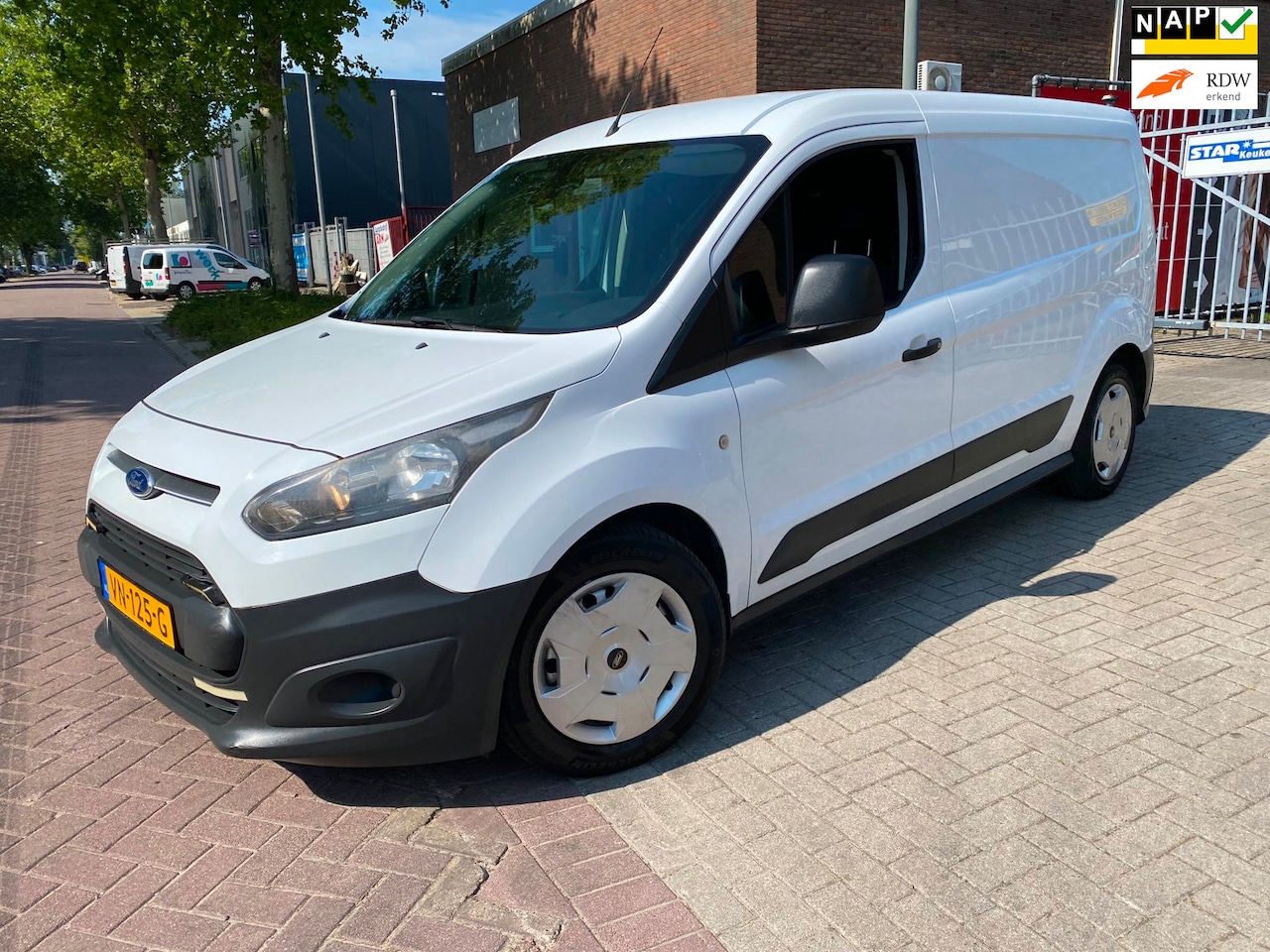 Ford Transit Connect - 1.6 TDCI L2/ 66.170 KM NAP (WEINIG) / 1E Eigenaar / Euro5/ Airco / Cruise Control /APK 15- - AutoWereld.nl