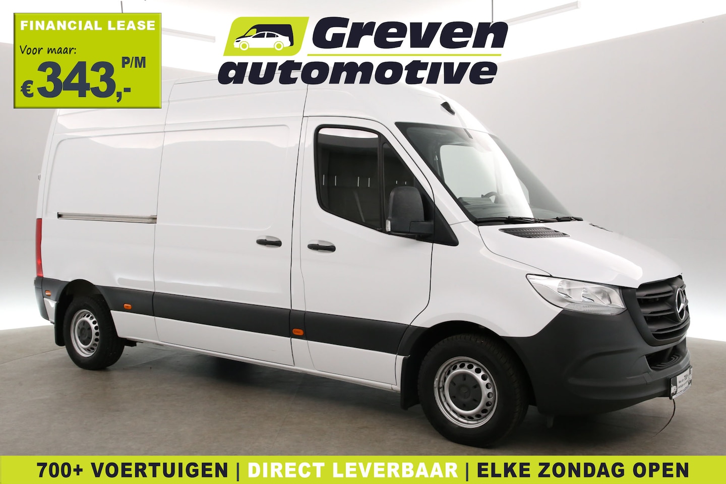 Mercedes-Benz Sprinter - 214 CDI 143PK L2H2 | Automaat | Airco | Camera | Cruise | Carplay | 3 Zits | Trekhaak - AutoWereld.nl