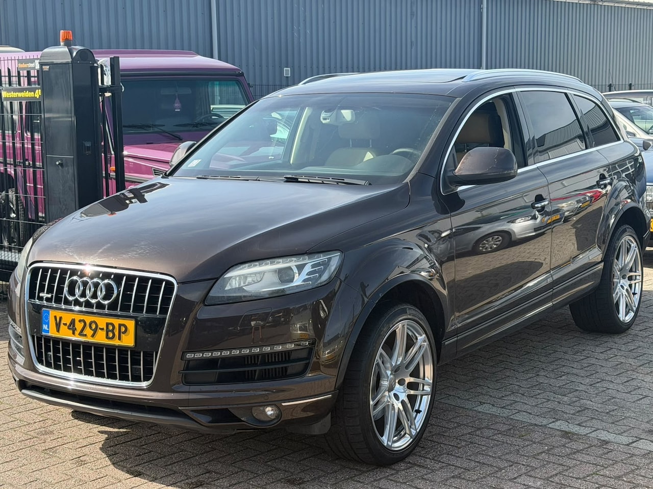Audi Q7 - 3.0 TDI Quattro 2009 Facelift Grijs Kenteken Marge Bedrijfsauto - AutoWereld.nl