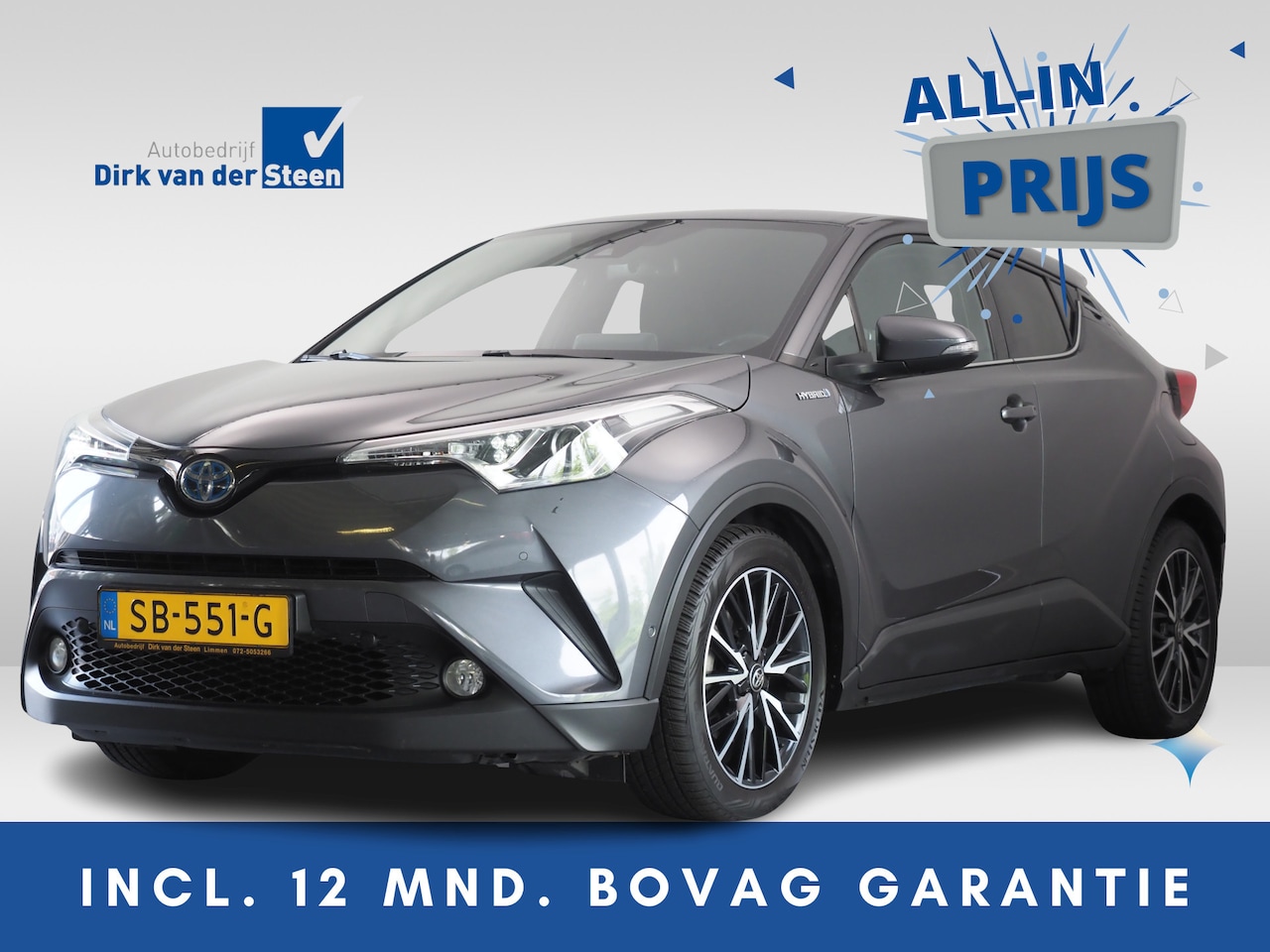 Toyota C-HR - 1.8 Hybrid Style | Dodehoekdetectie | JBL Audio | Stoelverwarming | Navigatie | DAB | Blue - AutoWereld.nl