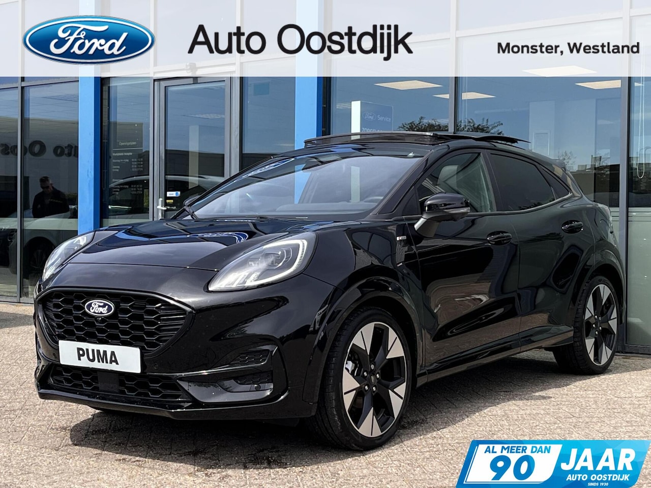 Ford Puma - 1.0 EcoBoost Hybrid ST-Line X 155PK Automaat Afn. Trekhaak Panodak Winterpack Adaptieve Cr - AutoWereld.nl