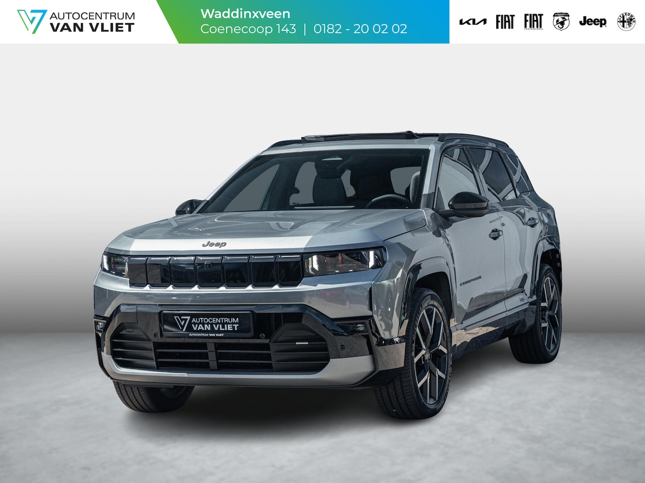 Jeep Compass - First Edition 74 kWh | Adapt. Cruise | Camera | Carplay | 20" | Elektr. A-Klep | Navi | Wi - AutoWereld.nl