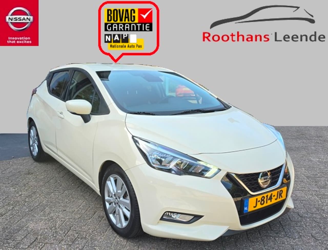 Nissan Micra - 1.0 100PK IG-Turbo X-Tronic A/T N-Connecta Navi - Camera - Android Auto & Apple CarPlay - AutoWereld.nl