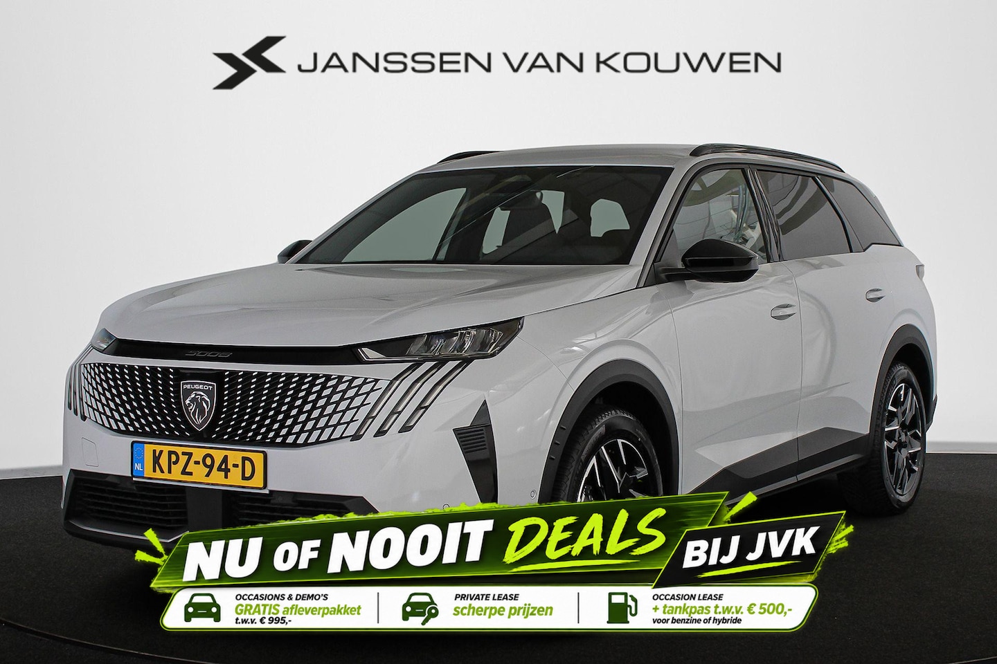 Peugeot 5008 - 1.2 Hybrid 145 Allure 7p Stoel-Stuurverwarming 360 Camera Navigatie - AutoWereld.nl