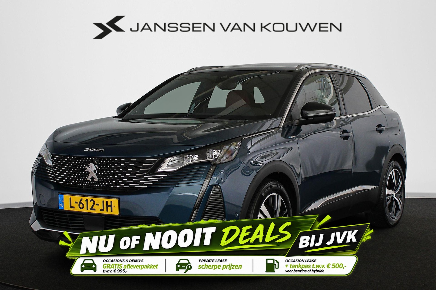 Peugeot 3008 - 1.6 HYbrid 225 GT 1e Eigenaar Panoramadak Leder FOCAL - AutoWereld.nl