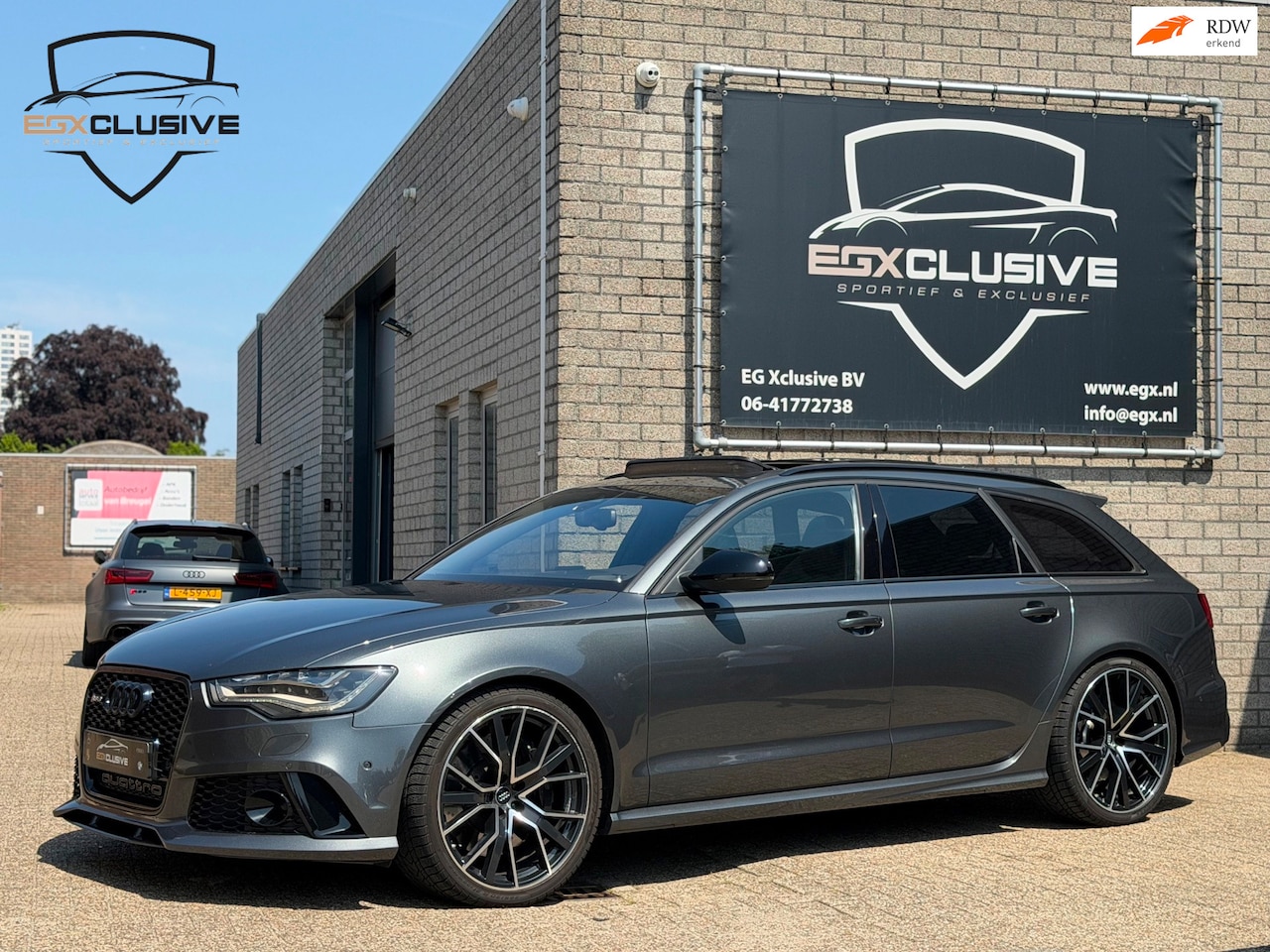 Audi RS6 - Quattro Pro Line Plus PANO/CARBON/MILLTEK/360CAMERA/HUD/B&O - AutoWereld.nl