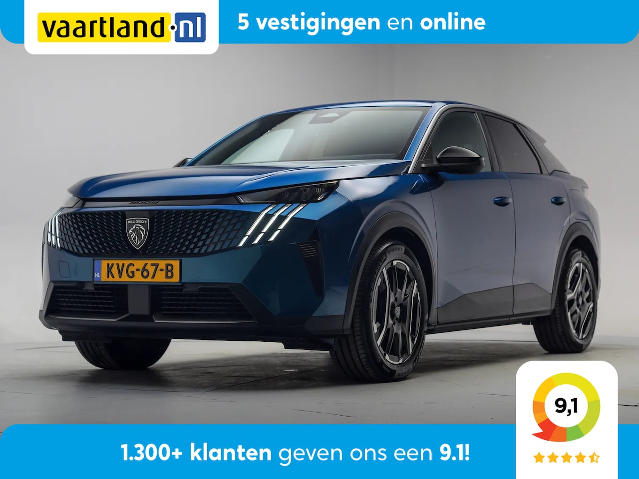 Peugeot e-3008 - Allure 73 kWh [ Navi Apple/Android Cruise Clima Camera ] - AutoWereld.nl