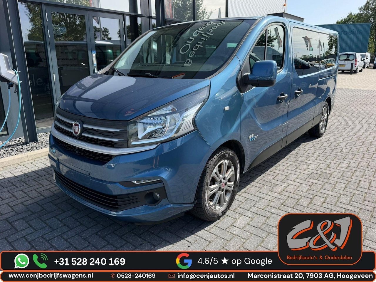 Fiat Talento - 1.6 MJ EcoJet L2H1 achterschade l 9 pers. l airco l cruise l keyless l luxe l MARGE - AutoWereld.nl
