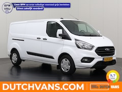 Ford Transit Custom - 2.0TDCi 130PK Lang | Achterdeuren | Multimedia | 3-Zits | Betimmering | Airco | Cruise