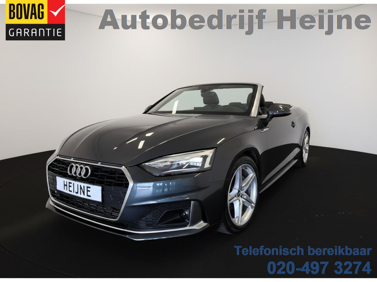 Audi A5 Cabriolet - 40 TFSI 204PK S TRONIC ADVANCED LEDER/360°CAMERA/VIRTUAL - AutoWereld.nl