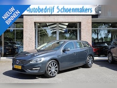 Volvo V60 - 2.4 D6 Twin Engine Momentum LEER TREKHAAK ELEC.MEMORYSTOEL STOELVERW. CRUISE CLIMA PDC 18'