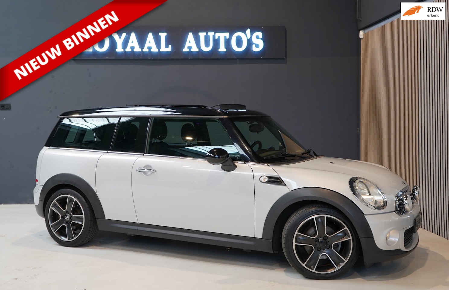 MINI Clubman - Mini 1.6 Cooper Hampton | PANO | NAVI | STOELVERW. | AIRCO | CRUISE | APK. - AutoWereld.nl