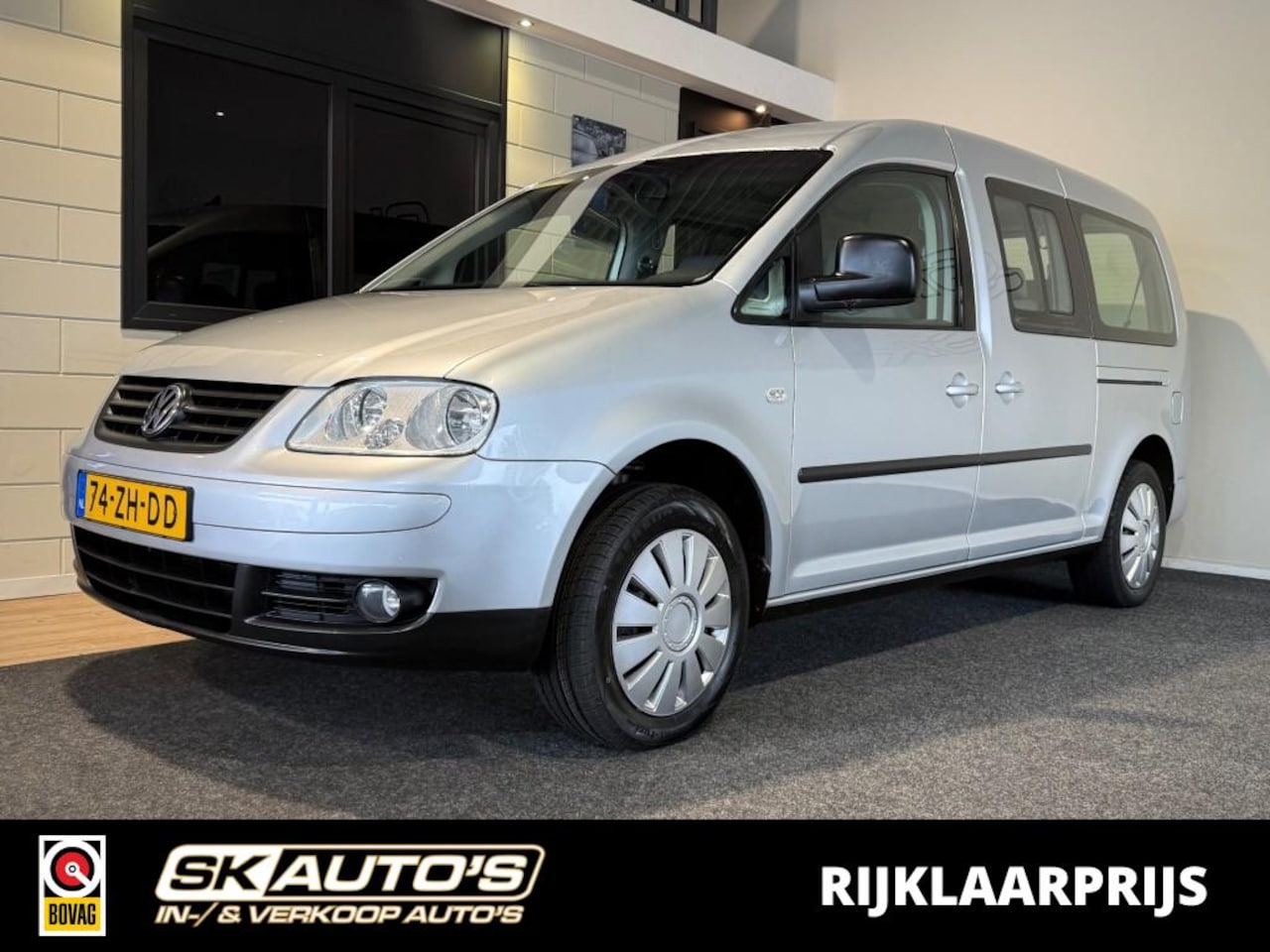 Volkswagen Caddy - 1.6 OPTIVE 7P. l AIRCO l TREKHAAK l ELEK RAMEN l - AutoWereld.nl