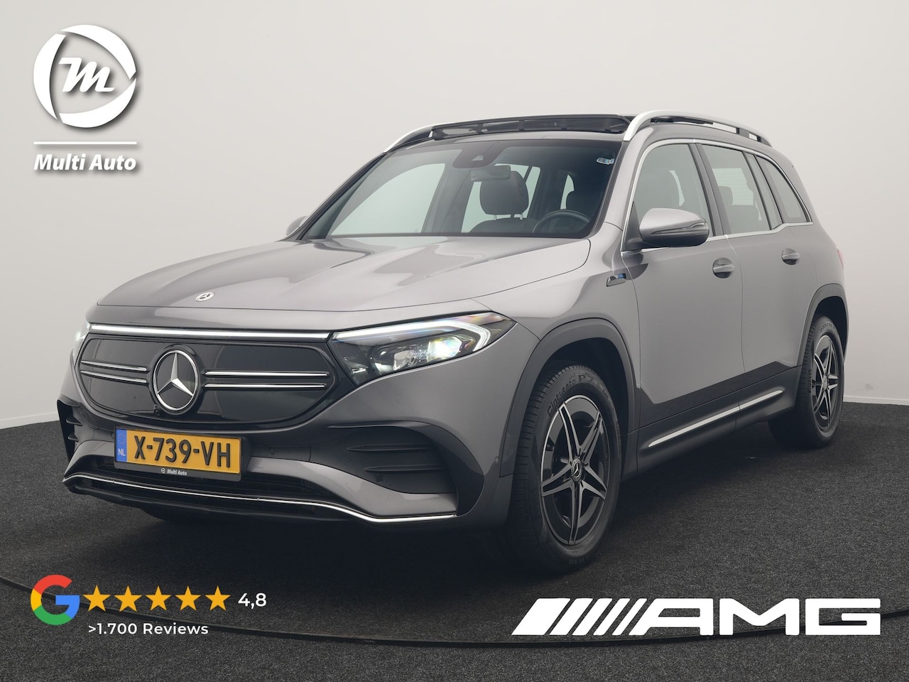Mercedes-Benz EQB - 350 4MATIC AMG Line 70 kWh 293pk Dealer O.H | Panodak | Camera | Alcantara Sportstoelen Ve - AutoWereld.nl