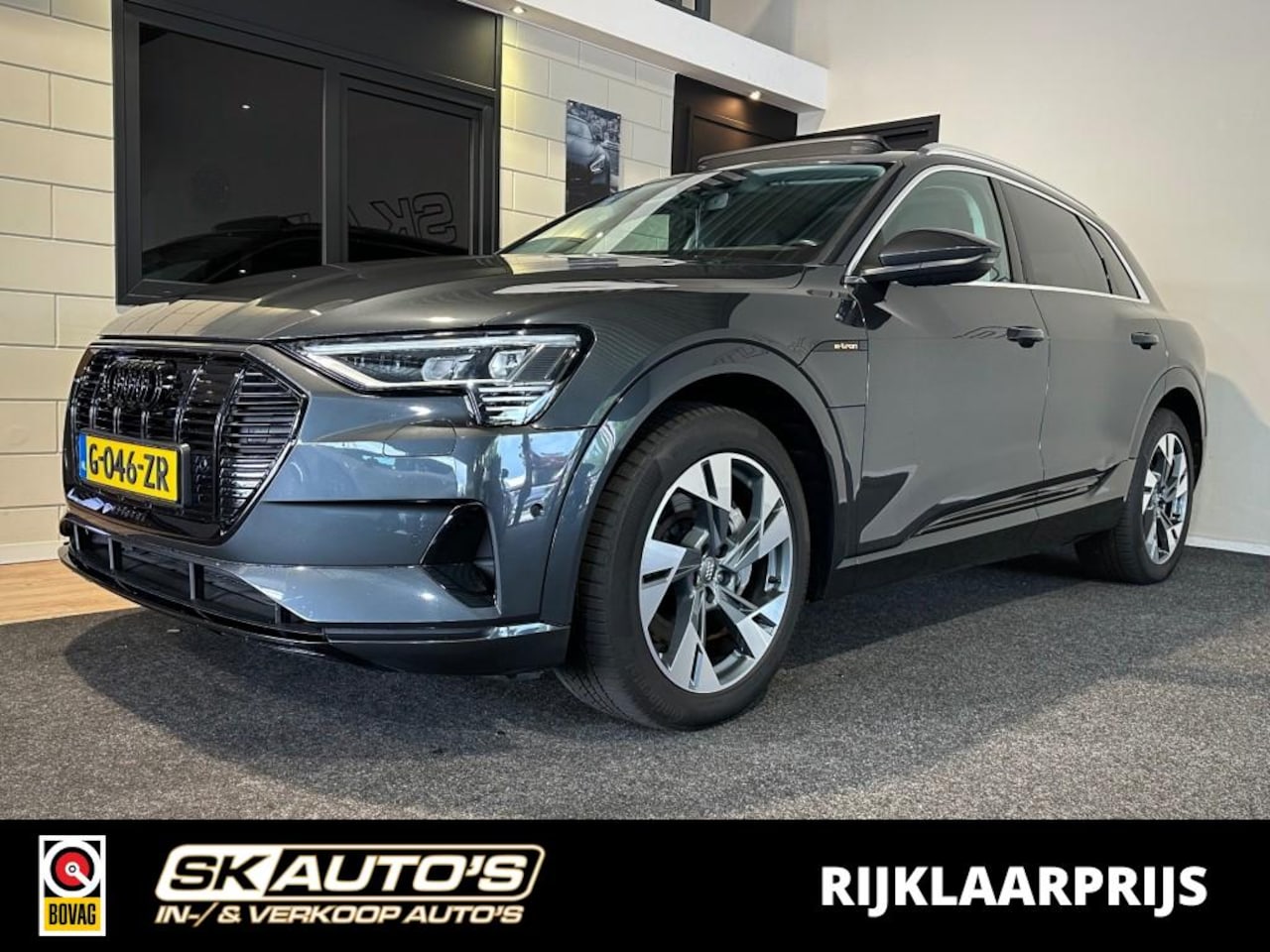 Audi e-tron - E-TRON 50 Q L ED+ l NAP l PANORAMA l SOH 93,6% l ELEK ACHTERKLEP l LUCHTVERING l MEMORY l - AutoWereld.nl
