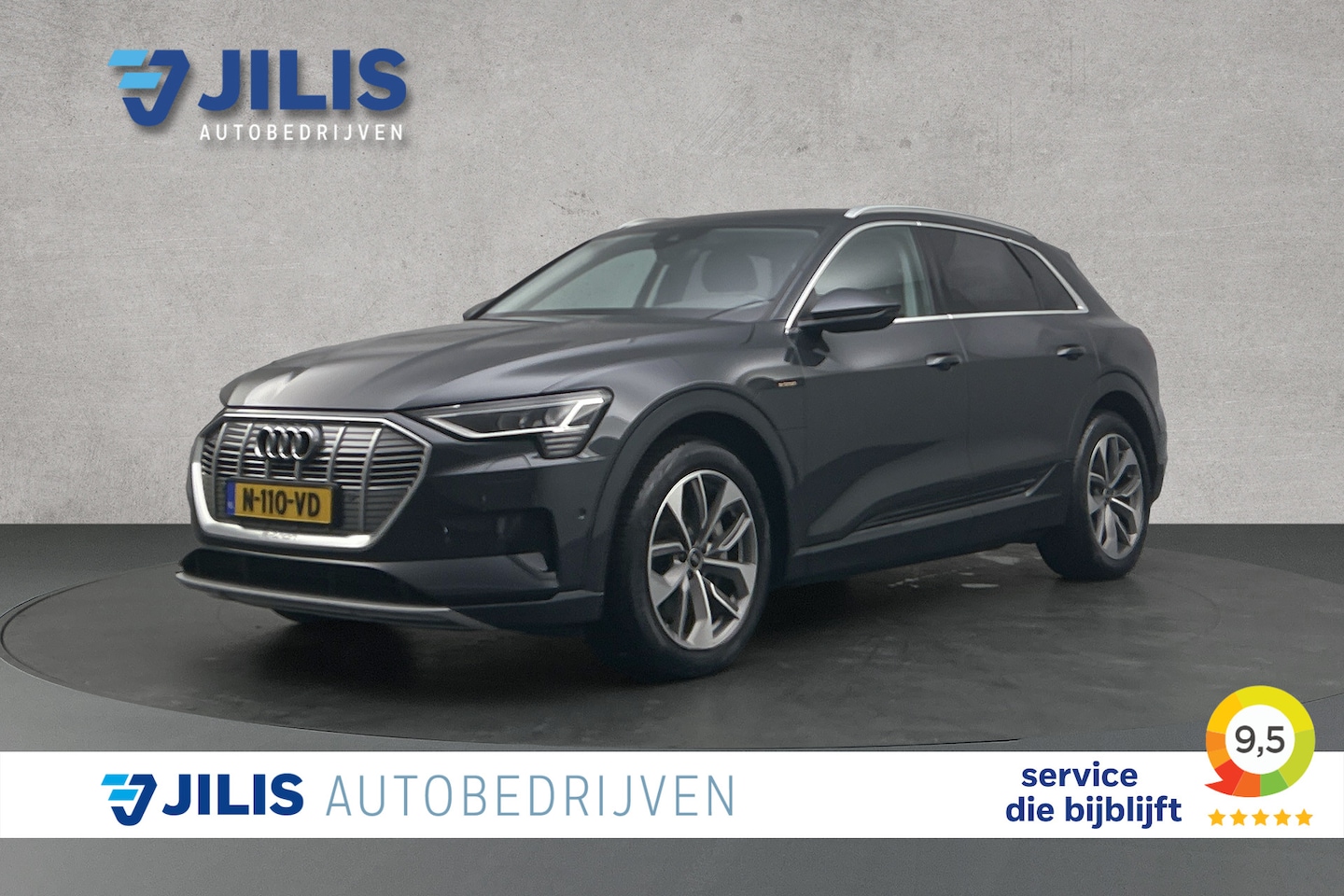 Audi e-tron - 55 quattro | Lederen bekleding | Afneembare trekhaak | Stoelverwarming - AutoWereld.nl