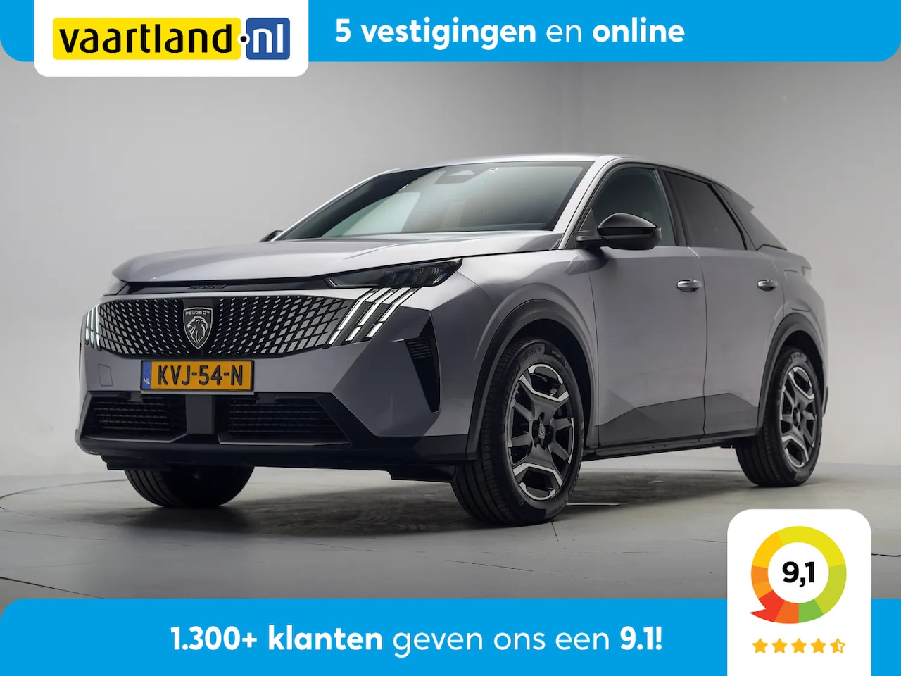 Peugeot e-3008 - Allure 73 kWh 3-Fase [ SOH 97% ] [ Navi Keyless Full Led Carplay ] - AutoWereld.nl