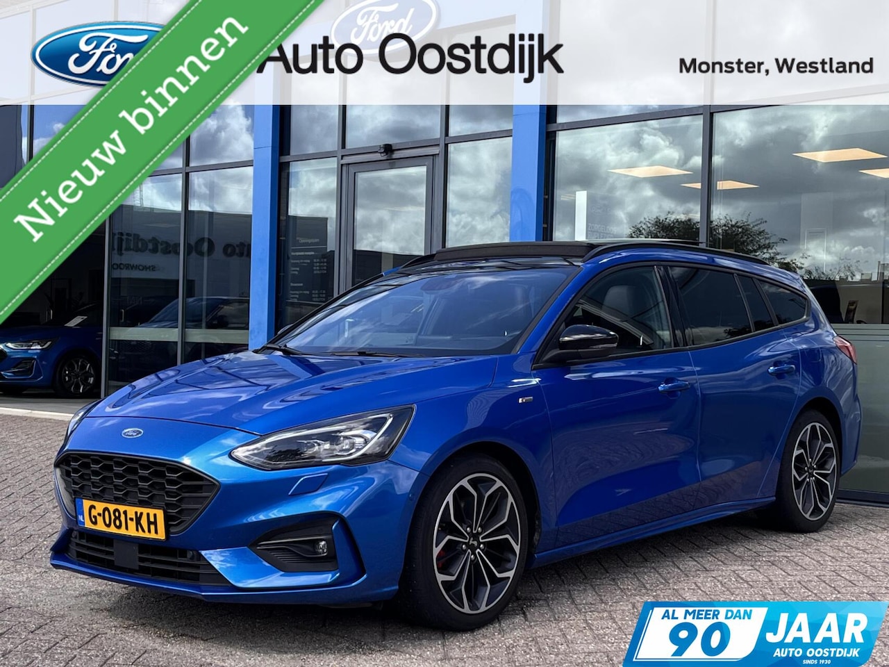 Ford Focus Wagon - 1.5 EcoBoost ST Line 150PK Automaat Elek. Trekhaak Panodak Winterpack Adaptieve Cruise Cam - AutoWereld.nl