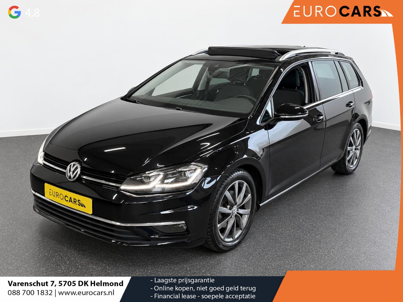 Volkswagen Golf Variant - 1.5 TSI Highline 150pk Automaat Panoramadak Trekhaak Navigatie Apple Carplay Android Auto - AutoWereld.nl