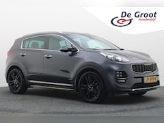 Kia Sportage - 1.6 T-GDI 4WD GT-Line Automaat Panoramadak, Leer, Camera, Navigatie, Stuur-/Stoelverw., 19