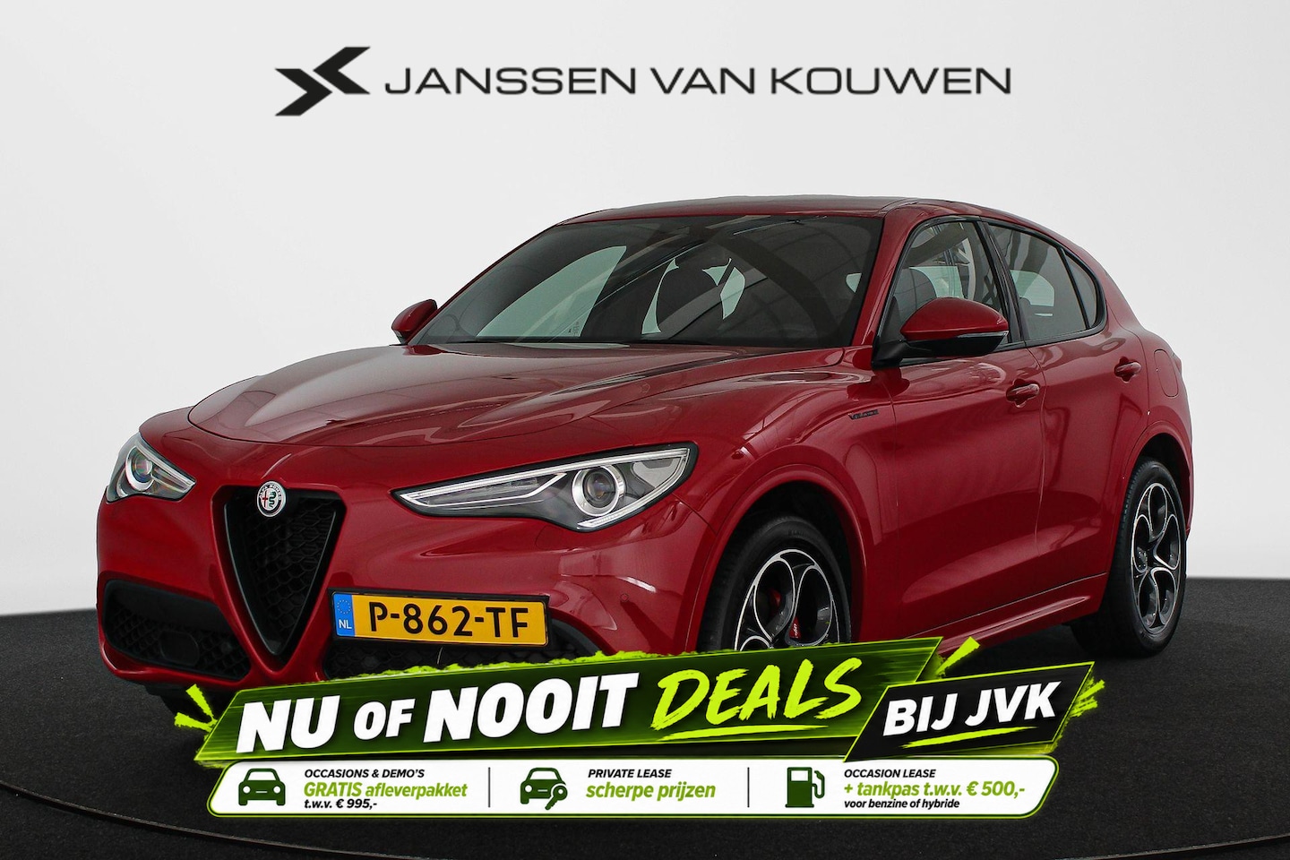 Alfa Romeo Stelvio - 2.0T 280pk AWD Veloce Carplay Adaptieve Cruise Leder Memory - AutoWereld.nl