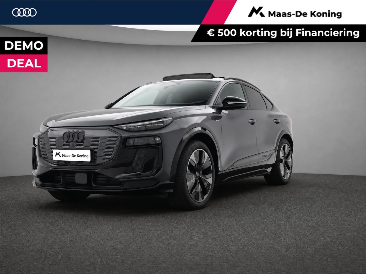 Audi Q6 Sportback e-tron - S edition performance 306pk 100 kWh · SOH 97,8% · Panoramadak · Wegklapbare Trekhaak · 360 - AutoWereld.nl