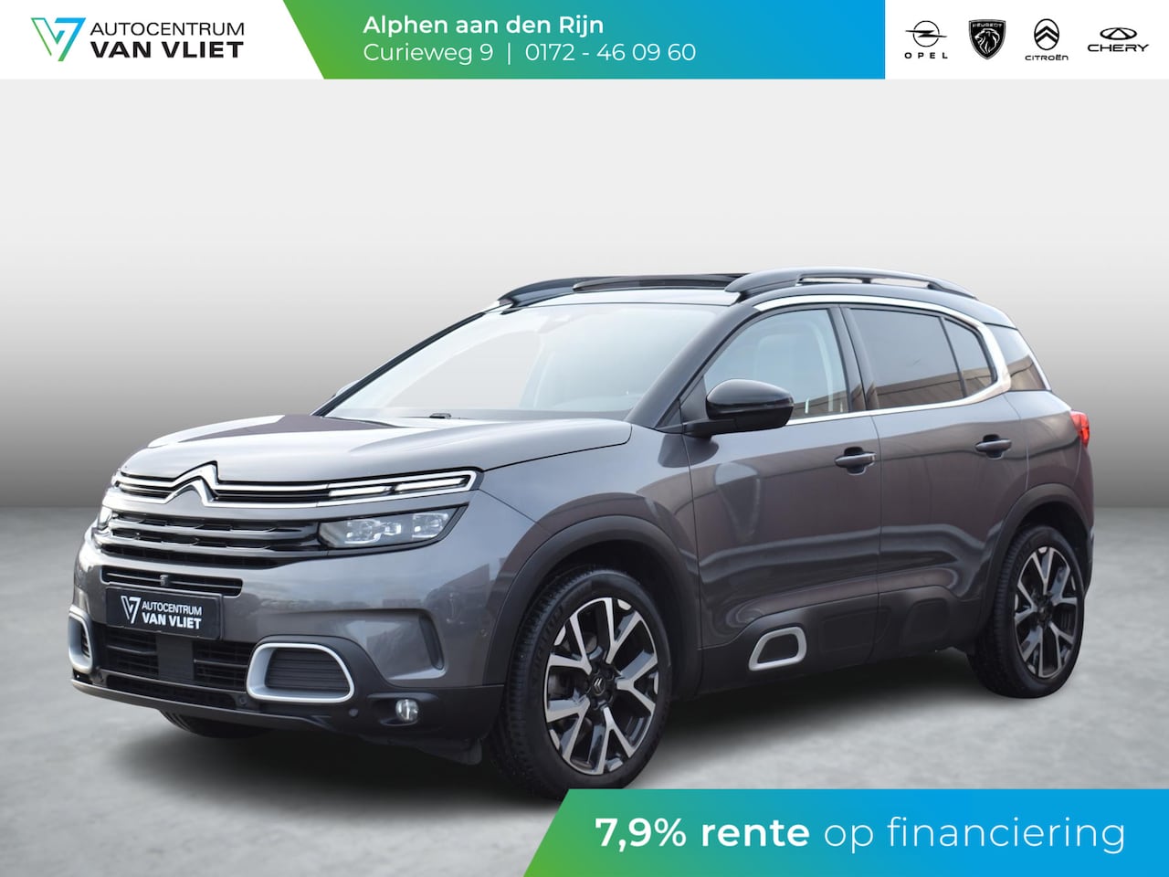 Citroën C5 Aircross - 1.2 PureTech Business Plus 130 PK | SCHUIF / KANTELDAK | AUTOMAAT | SENSOREN MET CAMERA | - AutoWereld.nl
