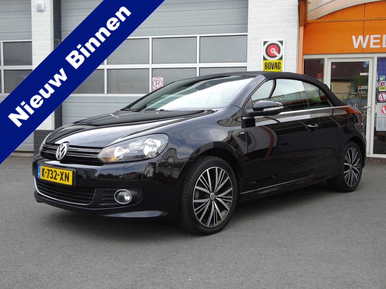 Volkswagen Golf Cabriolet - 1.4 TSI Automatische airco, automaat, navigatie, achteruitrij camera, parkeersensoren voor - AutoWereld.nl