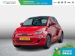 Fiat 500e - 3+1 La Prima 42 kWh | Panodak l Camera l Leder | 17" | Clima | Adapt. Cruise | Winter Pack