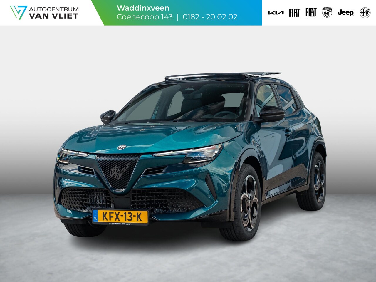 Alfa Romeo Junior - 1.2 Turbo Hybrid Ibrida Ti | Techno Pack | 18" | Schuif/Kanteldak | Verwarmbare voorruit | - AutoWereld.nl