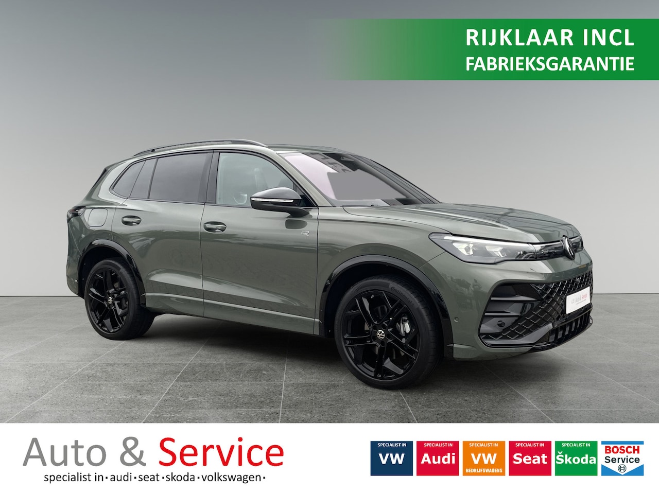 Volkswagen Tiguan - 1.5 eHybrid R-Line Business - Black - IQ - Assist Plus - Trekhaak - - AutoWereld.nl