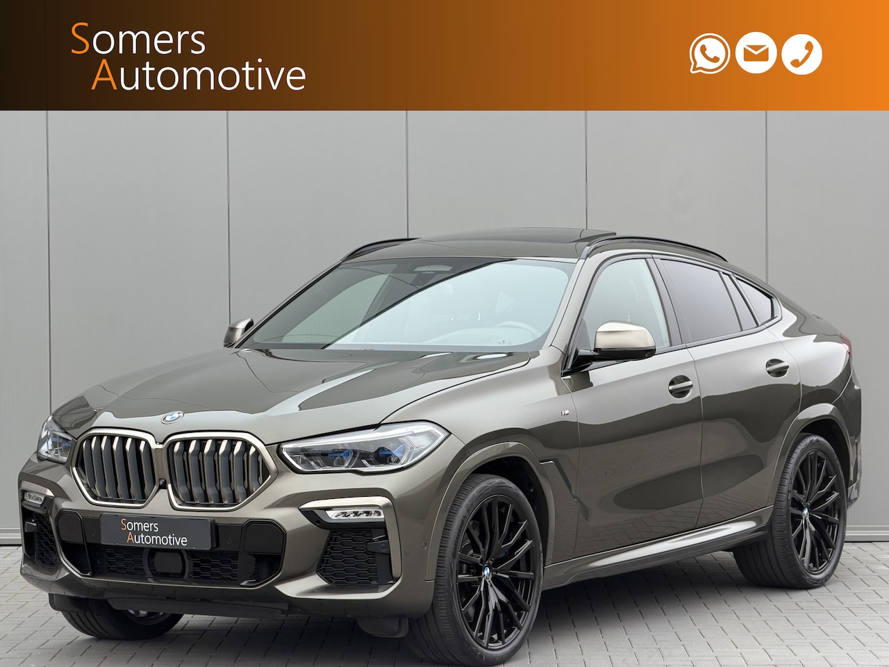 BMW X6 - M50i High Executive | Panorama | Bowers & Wilkins | Soft Close | Laser | Stoelventilatie - AutoWereld.nl
