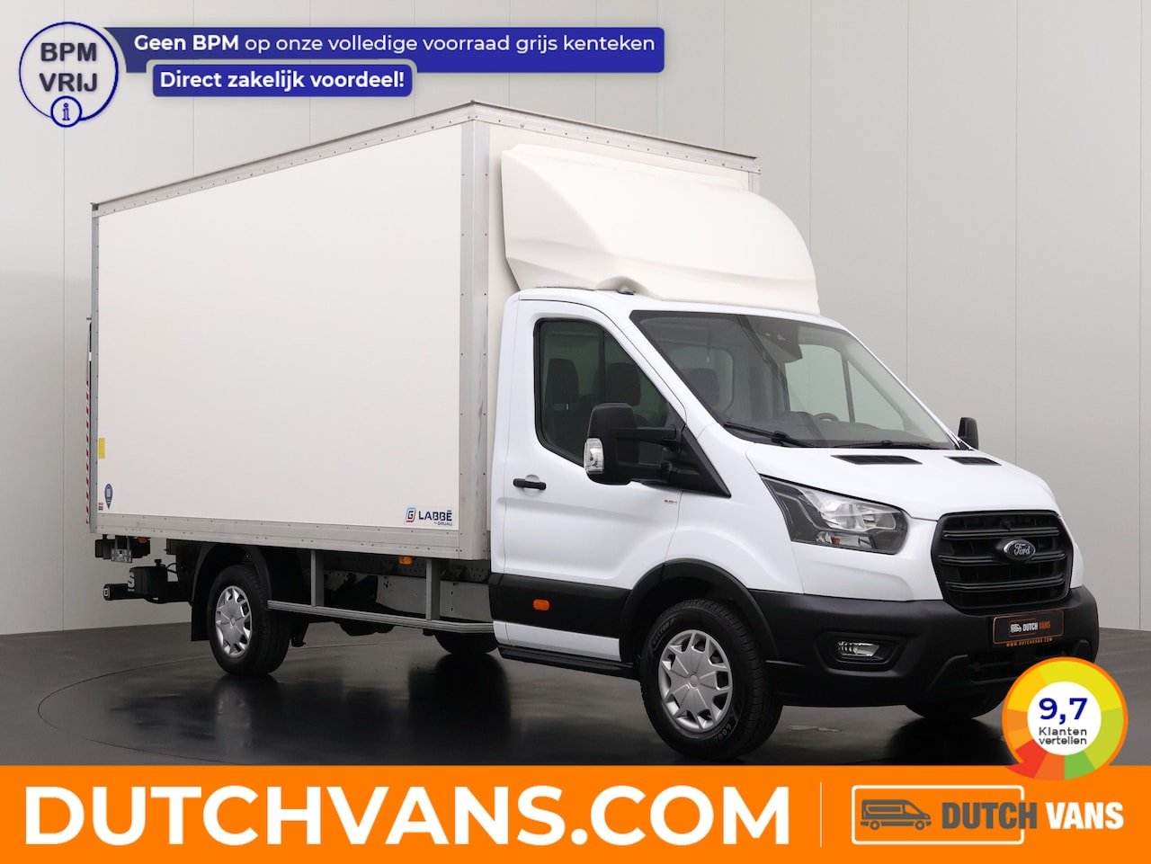 Ford Transit - 2.0TDCi 170PK Bakwagen+Laadklep | Airco | Cruise | 3-Zits - AutoWereld.nl